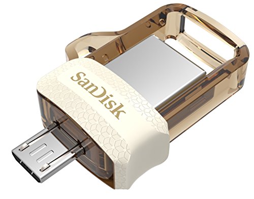 India Desire : Buy SanDisk Ultra Dual 64GB USB 3.0 OTG Pen Drive (Gold) at Rs. 1399 from Amazon [Regular Price Rs 1599]