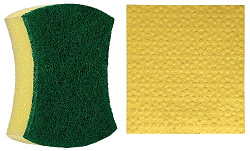 India Desire : Buy Scotch-Brite Scrub Sponge Large (Pack of 2) and Sponge Wipe Large (Pack of 3) at Rs. 142 from Amazon [Selling Price Rs 235]