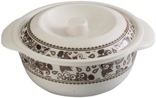 India Desire : Buy Servewell Royal Paisley Serving Casserole with Lid Set, 19cm, 2-Pieces at Rs. 226 from Amazon [MRP Rs 465]