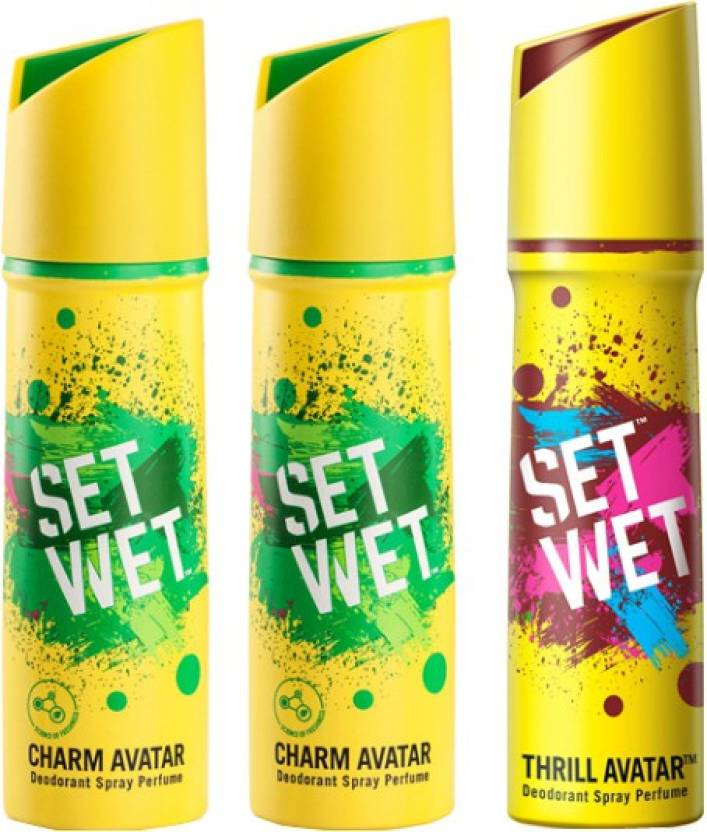 India Desire : Buy Set Wet Deodorant Spray Perfume, 150ml , Pack of 3 at Rs. 202 from Amazon [MRP Rs 447]