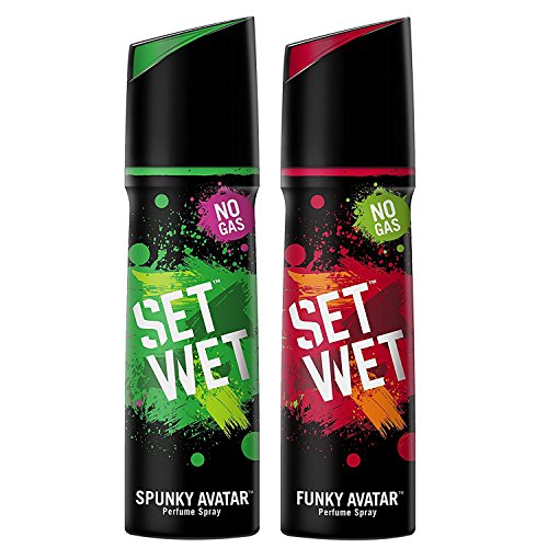 India Desire : Buy Set Wet Perfume, 120ml (Spunky and Funky Avatar, Pack of 2) at Rs. 187 from Amazon [Regular Price Rs 264]