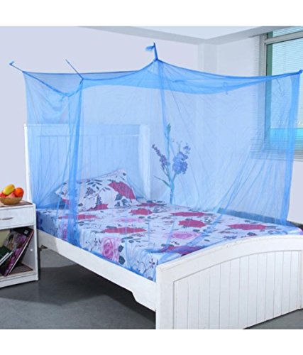 India Desire : Buy Shahji Creation King Size Single Bed Mosquito Net with Cotton Border, Blue (3x6 Feet) at Rs. 100 from Amazon