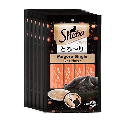 India Desire : Buy Sheba Melty Premium Cat Snack, Tuna, 6 Packs (6 x 48g) at Rs. 119 from Amazon