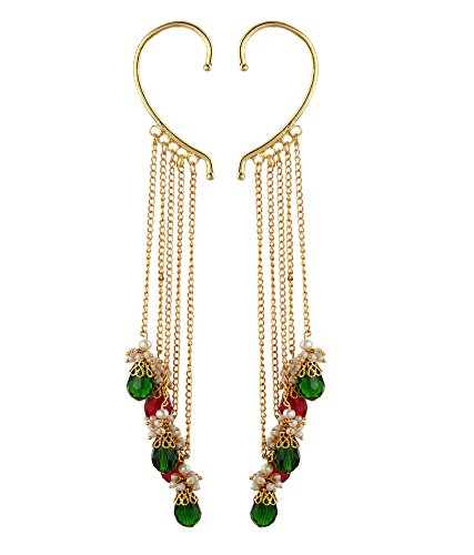India Desire : Amazon Steal Deal: Buy Shining Diva Multicolor Stylish Fancy Party Wear Ear Cuffs Earrings for Girls & Women at Rs. 399 [MRP Rs 1999]