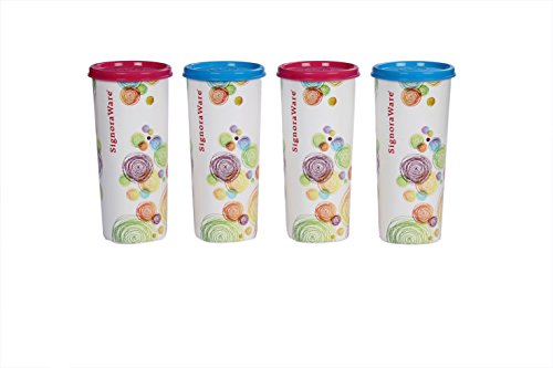 India Desire : Buy Signoraware Jumbo Velvet Plastic Tumbler Set, 500ml, Set of 4, Multicolour at Rs. 195 from Amazon