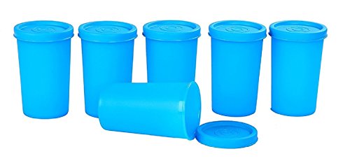 India Desire : Buy Signoraware Nano Round Big Container Set, 140ml, Set of 6, Turkish Blue at Rs. 144 from Amazon