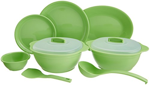 India Desire : Buy Signoraware Round Dinner Set, 38-Pieces, Parrot Green at Rs. 1094 from Amazon [Regular Price Rs 2000]