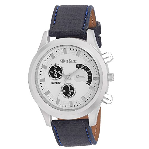 India Desire : Amazon Steal Deal: Buy Silver Kartz Analog Mens Watch (Black_WTM-043) at Rs. 149 [MRP Rs 999]