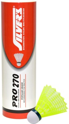 India Desire : Buy Silver's Pro 270 Nylon Shuttle  - Multicolor(Slow, 75, Pack of 6) at Rs. 231 from Flipkart [Regular Price Rs 374]