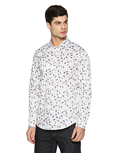 India Desire : Buy Simon Carter Men's Printed Slim Fit Casual Shirt (SCSF318F000109_Multi Color_39) at Rs. 962 from Amazon [Regular Price Rs 2500]