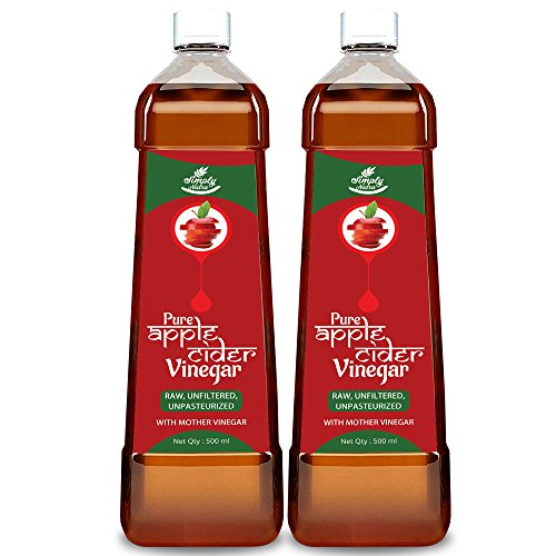 India Desire : Buy Simply Nutra Raw, Unfiltered, Unflavoured Apple Cider Vinegar with Mother for Weight Loss, 1000ml at Rs. 380 from Amazon