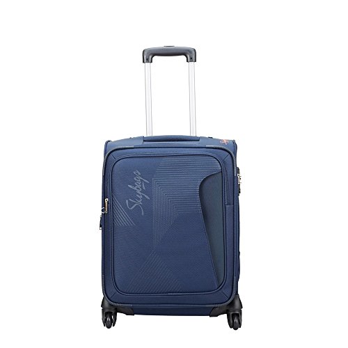 India Desire : Buy Skybags Footloose Hamilton Polyester 46 cms Blue Softsided Suitcase at Rs. 3385 from Amazon