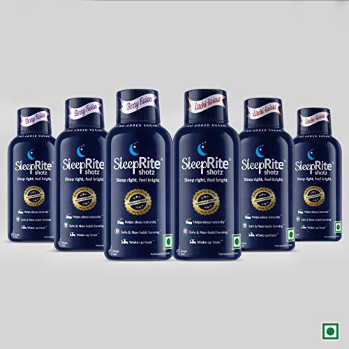 India Desire : Buy SleepRite shotz 3 Berry Fusion 3 Litchi-licious Combo Pack of 6 at Rs. 185 from Amazon