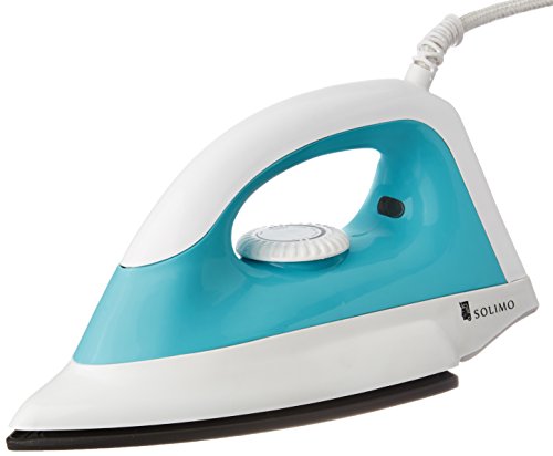 India Desire : Buy Solimo 1000-Watt Dry Iron (White and Blue) at Rs. 275  from Amazon [Regular Price Rs 459]