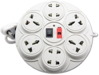 India Desire : Buy Spartan Round 8 socket extension board extension cord 8 Socket Surge Protector(White) at Rs. 183 from Flipkart