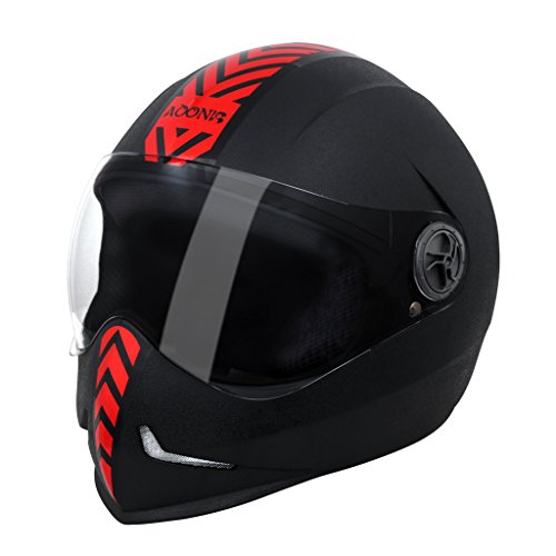 India Desire : Buy Steelbird 173609 Adonis Dashing Full Face Helmet (Black and Red, L) at Rs. 686 from Amazon