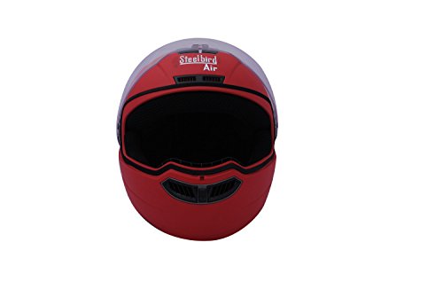 India Desire : Buy Steelbird STE_AIR_9 Air Dashing Full Face Helmet with Visor (Red, M) at Rs. 931 from Amazon