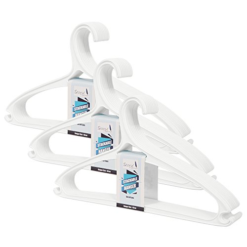 India Desire : Buy Story@Home 24 Piece Plastic Hanger, White at Rs. 604 from Amazon