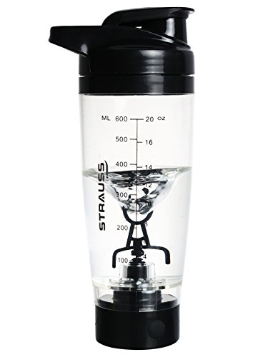 India Desire : Buy Strauss Automatic Shaker Bottle, 600ml (Black) at Rs. 599 from Amazon [Regular Price Rs 699]