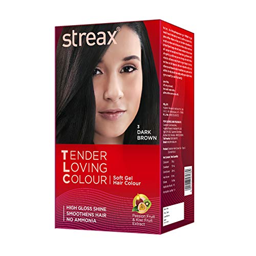 Buy Streax TLC Soft Gel Hair Colour-Dark Brown-170 ml at Rs. 155 from  Amazon [Regular Price Rs 333]