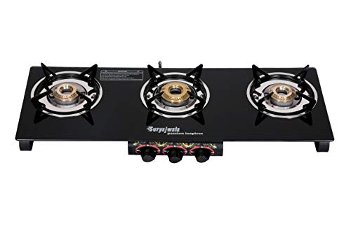 suryajwala gas stove 3 burner