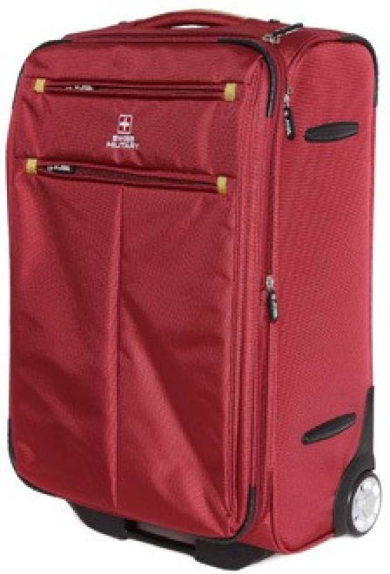 India Desire : Buy Swiss Military POLYESTER SMALL Size 20inch TRAVEL LUGGAGE Cabin Luggage - 20 inch at Rs. 1874 from Flipkart [Regular Price: rs 3900]