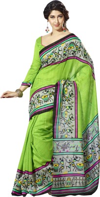 India Desire : Buy Taanshi Printed Rajshahi Silk Sari at Rs. 479 from Flipkart [Flat 70% Off]