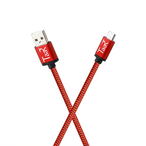 India Desire : Buy Taar MUBR Micro USB Nylon Braided Data Cable - 3.28 Feet - (1 Meter) - (Red) at Rs. 106 from Amazon [MRP Rs 499]