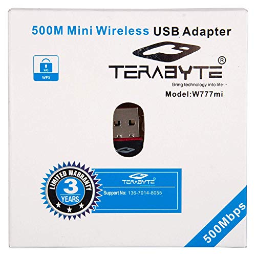 India Desire : Buy Terabyte Mini 2.4Ghz, 500Mbps Wireless WiFi Adapter(Black) at Rs. 199 from Amazon