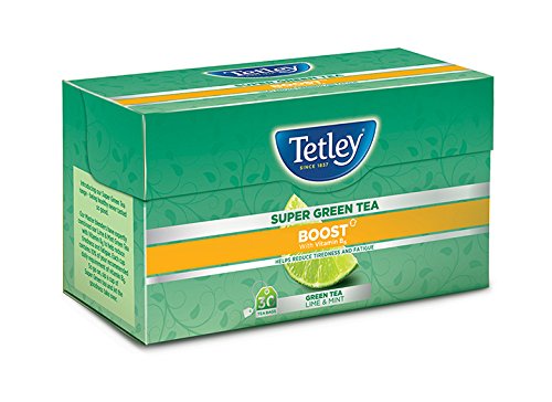 India Desire : Buy Tetley Super Green Tea, Boost, 10 Tea Bags at Rs. 25 from Amazon [Selling Price Rs 65]