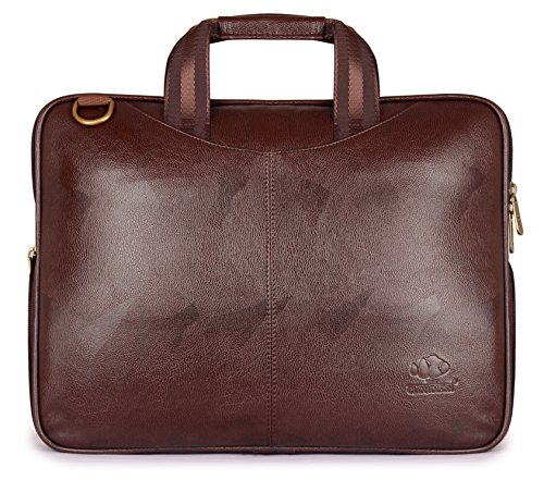India Desire : Buy The Clownfish TCFLBFL-I156CBR18 Compact 15.6-Inch Faux Leather Laptop Bag (Chestnut Brown) at Rs. 699 from Amazon [MRP Rs 2690]