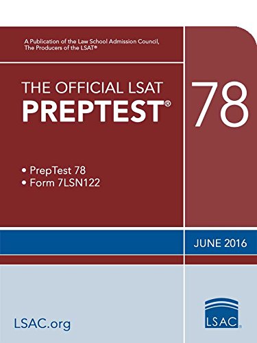 India Desire : Buy The Official LSAT Preptest 78: June 2016 Lsat Paperback at Rs. 63 from Amazon [MRP Rs 664]