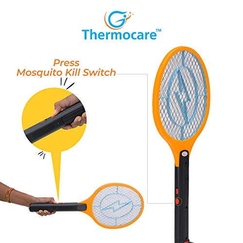 India Desire : Buy Thermocare Mosuito bat Killer Rechargable Racket Assorted Multi Color at Rs. 273 from Amazon