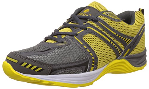 India Desire : Buy Tigon Men's Dark Grey and Yellow Running Shoes At Rs. 349 From Amazon [Flat 65% Off]