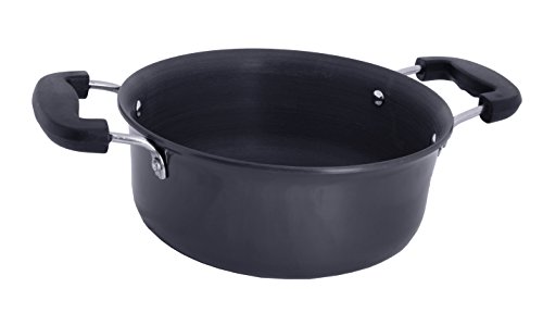 India Desire : Buy Tosaa Premium Hard Anodised Induction Cook N Serve Bowl, 4 Litres (Black) at Rs. 393 from Amazon