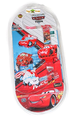 India Desire : Buy ToyTree Different Cartoon Character Design Digital Watch with 3 additional Top Screen Design (Carz) at Rs. 99 from Amazon