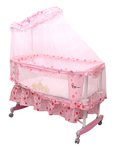 India Desire : Buy Toyhouse Baby Cradle with Rocking Function Pink at Rs. 2661 from Amazon [MRP Rs 7999]