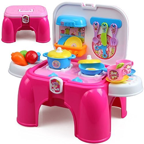 India Desire : Buy Toyhouse Kitchen Chair Set with Light and Sound, Pink at Rs. 613 from Amazon
