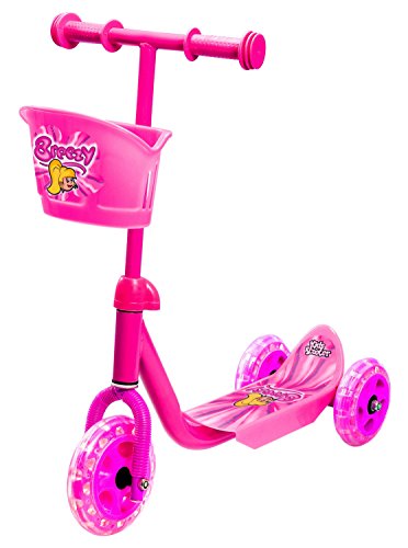 India Desire : Buy Toyhouse Lil' Skate Scooter for Preschool Kids with Front Basket Pink at Rs. 710 from Amazon