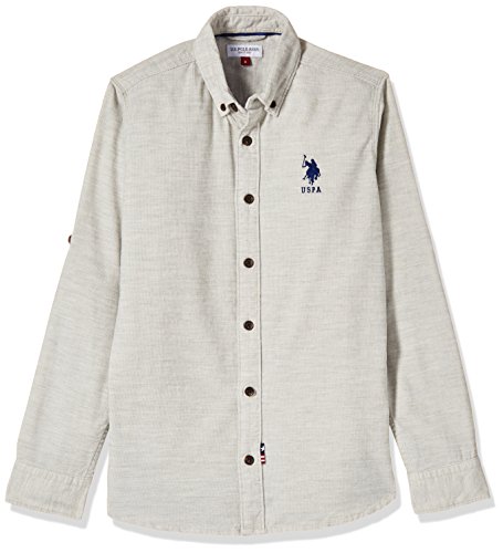 India Desire : Buy US Polo Assn. Boys Shirt (UKSH5845_Light Grey_S FS) at Rs. 393 from Amazon [Flat 75% Off]