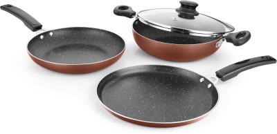 India Desire : Buy Urban Chef Sparkle Non-Stick Heavy 4 Pcs Cookware Set- Burnt Orange Cookware Set(Aluminium, 4 - Piece) at Rs. 854 from Flipkart [Regular Price Rs 1306]