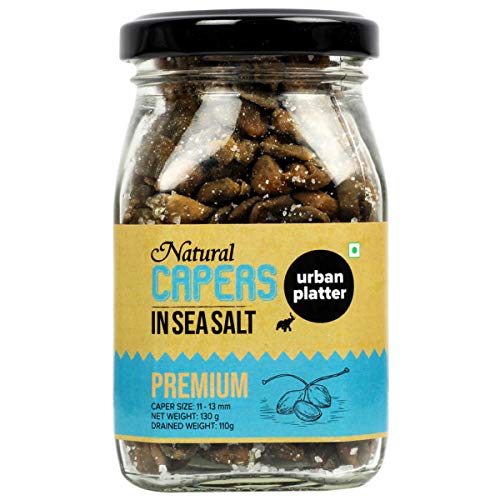 India Desire : Buy Urban Platter Premium Caper in Sea Salt, 130g / 4.6oz [Size:11-13mm, All Natural and Aromatic] at Rs. 99 from Amazon