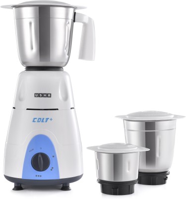 India Desire : Buy Usha Colt Plus MG-3772 750 W Mixer Grinder(White, Blue, 3 Jars) at Rs. 2499 from Flipkart
