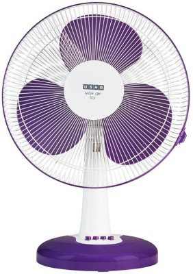 India Desire : Buy Usha Misty Air Icy 3 Blade Table Fan(Purple) at Rs. 1549 from Flipkart [Regular Price Rs 1899]