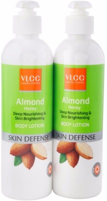 India Desire : Buy VLCC Almond Honey Deep Nourishing & Skin Brighteneing Body Lotion (Pack Of 2 - 350 ml Each) at Rs 179 from Amazon