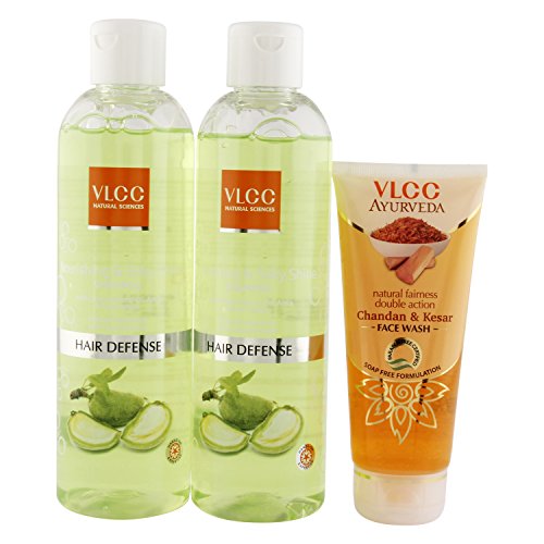 India Desire : Buy VLCC Silk Shine Shampoo (Buy 1 Get 1) and Kesar Chandan Face Wash Combo,100ml At Rs. 197 from Amazon 