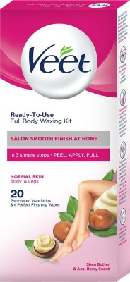 India Desire : Buy Veet Full Body Waxing Kit Normal Skin Strips(20 Strips) at Rs. 161 from Flipkart [MRP Rs 190]