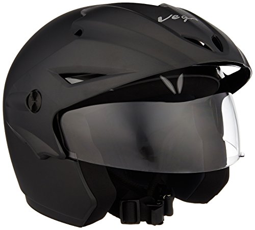 India Desire : Buy Vega Cruiser CR-W/P-DK-M Open Face Helmet with Peak at Rs. 549 from Amazon [Regular Price Rs 1034]