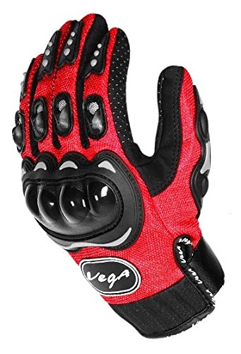 India Desire : Buy Vega MCS-01D Motorcycle Glove (Red, Xtra Large) at Rs. 285 from Amazon [Regular Price Rs 708]