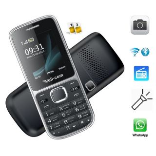 India Desire : Shopclues Mobile Offer : Buy Vell Com V-07 Dual Sim GSM With Whatsapp Multimedia Camera Mobile At Rs. 649 Only- SC7VM49 